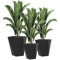 Outsunny Set Of 3 Tall Planters, 18
