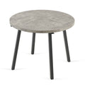 Table Top Only Grey Round Dining Table Stone Gray Mdf