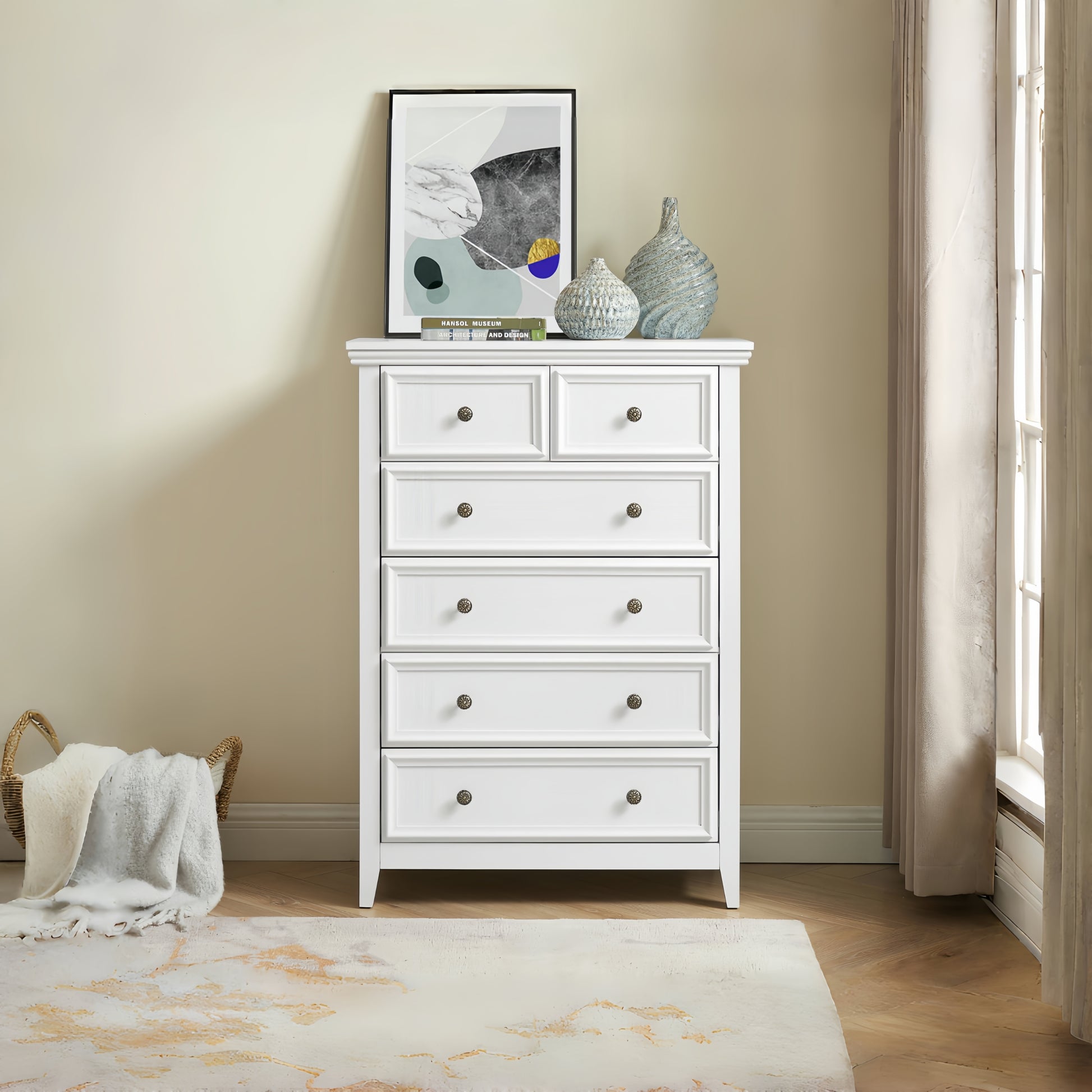 Modern 6 Drawers Dresser 6 Drawers Cabinet,Chest Of Drawers Closet Organizers And Storage Clothes Storage Drawers Cabinet For Living Room, Farmhouse Modern 6 Drawers Dresser 6 Drawers Cabinet,Chest Of Drawers Closet Organizers And Storage Clothes Storage Drawers Cabinet For Living Room, Farmhouse