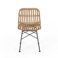 Sawtelle Chair Light Brown Rattan