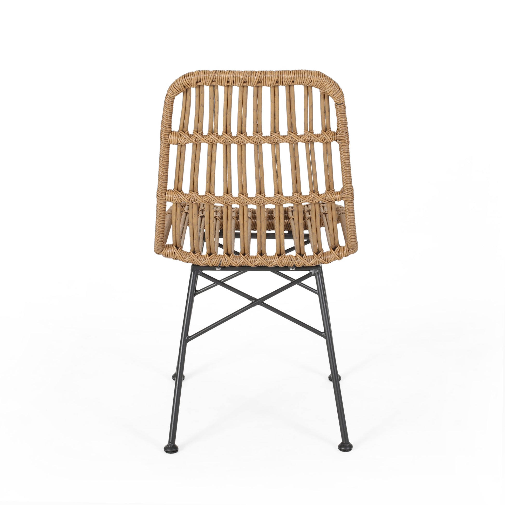 Sawtelle Chair Light Brown Rattan