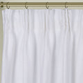 Newport Cotton Lining Window Curtains For Bedroom, Linen Curtains For Living Room, 96 Inches Long Curtains For Living Room, White White Linen