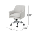 Office Chair Beige Fabric