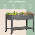 Outsunny Raised Garden Bed, 47