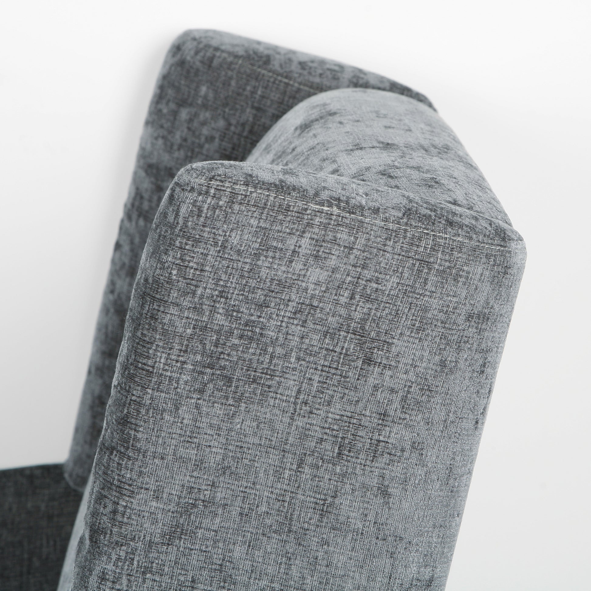 Swivel Chair Grey Fabric