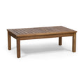 Laurel Outdoor 4 Seater Chat Set Seat & Coffee Table & Club Chair Teak Acacia Wood
