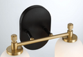 Vortex Two Lights Vanity In Traditional Style For Over Bathroom Mirror Wall Sconce 12.25