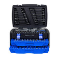 Black Hand Tool Box With Toolset 266Pcs Black Blue Carbon Steel