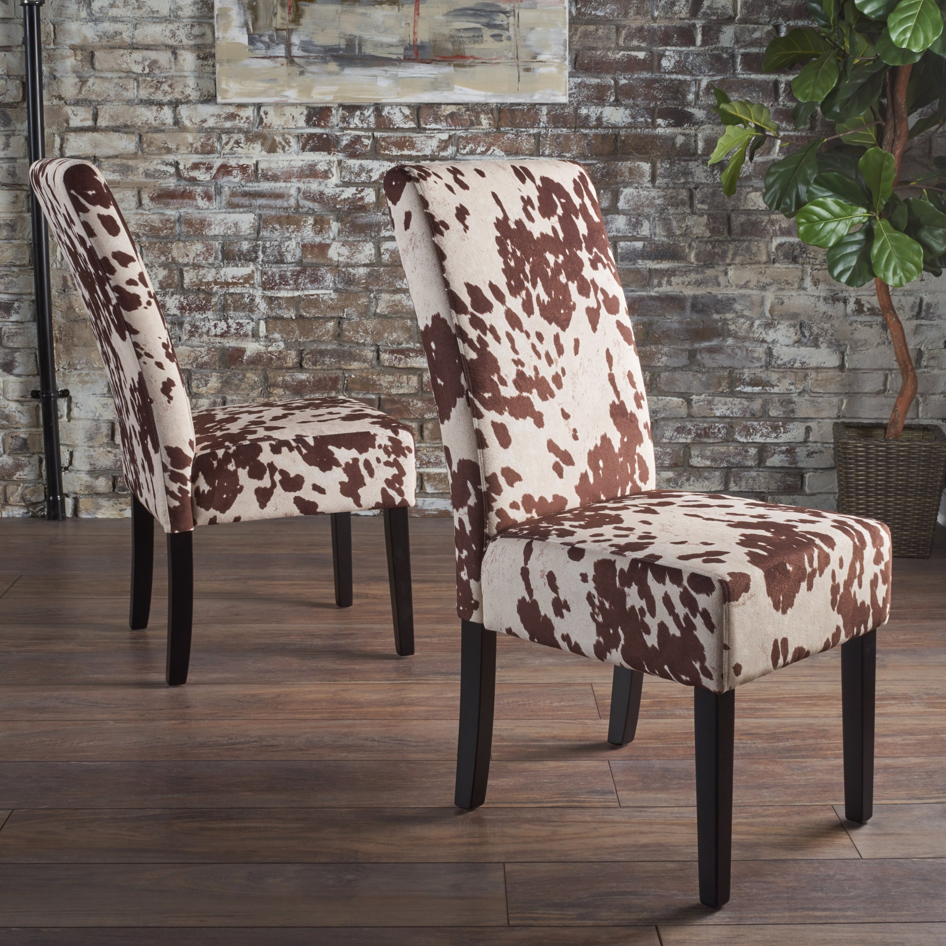 Dining Chair Mp2 Set Of 2 Beige Velvet