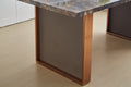Faux Marble Mdf Dinning Table For 6 Or 8,Rectangular 70.8