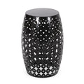 Metal S 2 End Table Black Iron