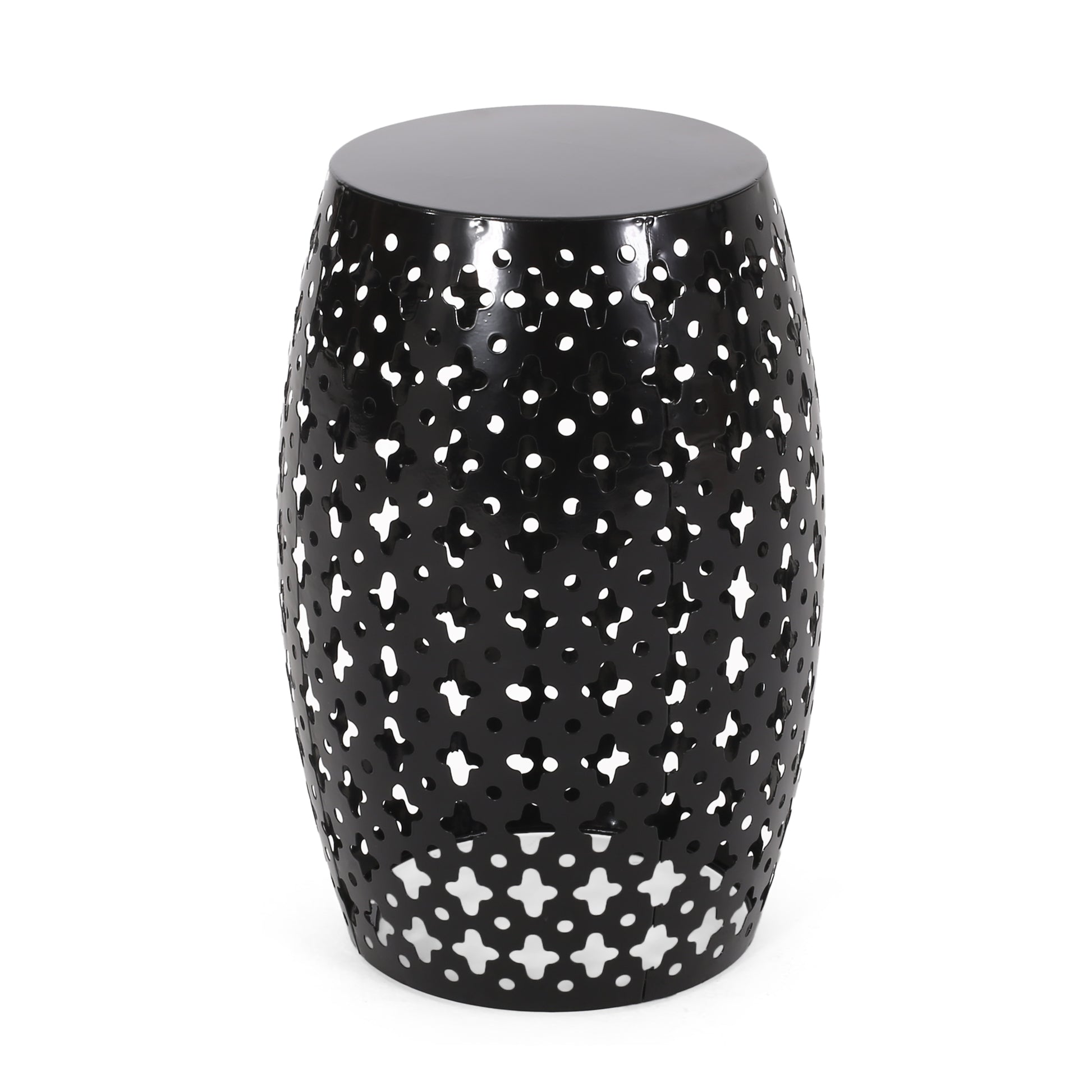 Metal S 2 End Table Black Iron