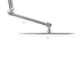 Rain Shower Head With Shower Arm 12 Inch Square, Chrome Chrome Stainless Steel