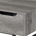 Grey Oak Coffee Table With Lift Top - Grey