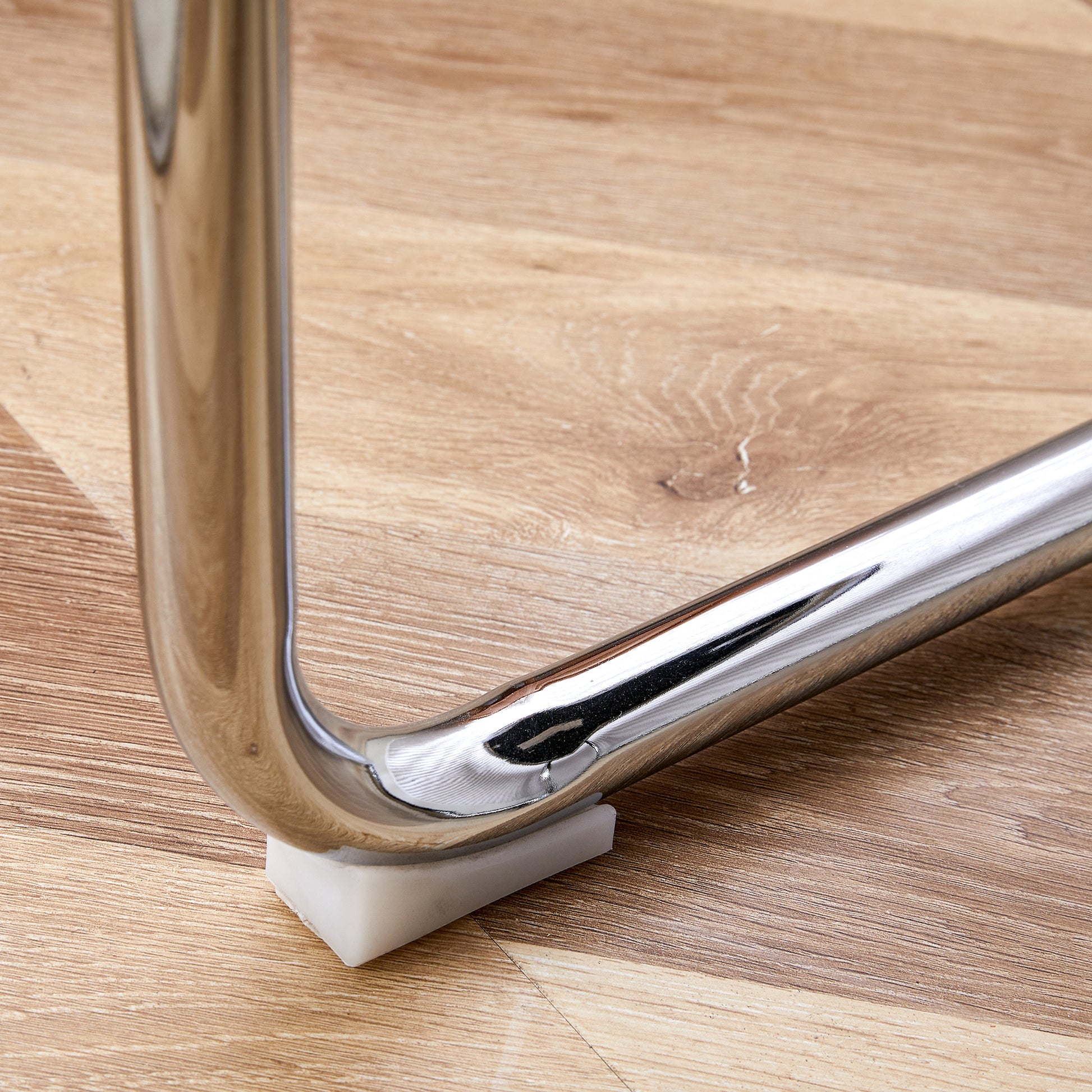 Table And Chair Set, Large Modern Minimalist Rectangular Glass Dining Table Suitable For 6 8 People, Equipped With 0.39 "Tempered Glass Tabletop, Mdf Oc Shaped Bracket, And Metal Base. Black Glass