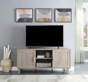 Briggs Modern 60 Inch Tv Stand For Tvs Up To 65 Inches, Stonewash Grey Finish Grey 60 69 Inches Mdf Mdf