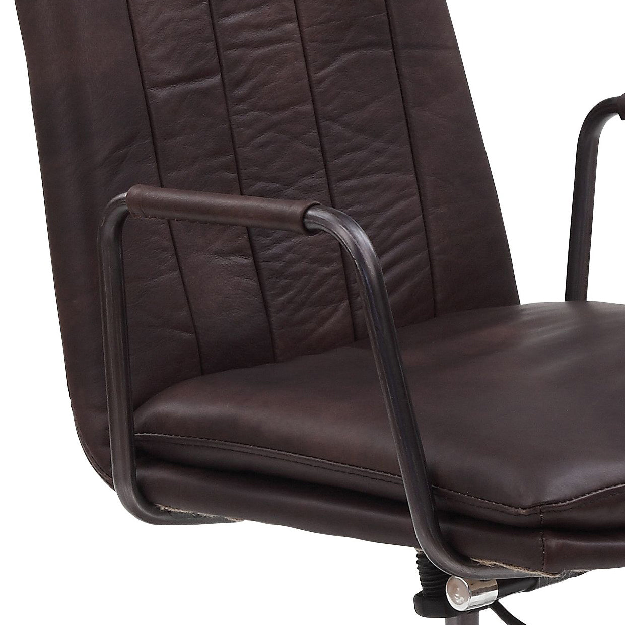 Mars Top Office Chair With Swivel Solid Brown Office Office Chairs Solid Back Swivel Genuine Leather