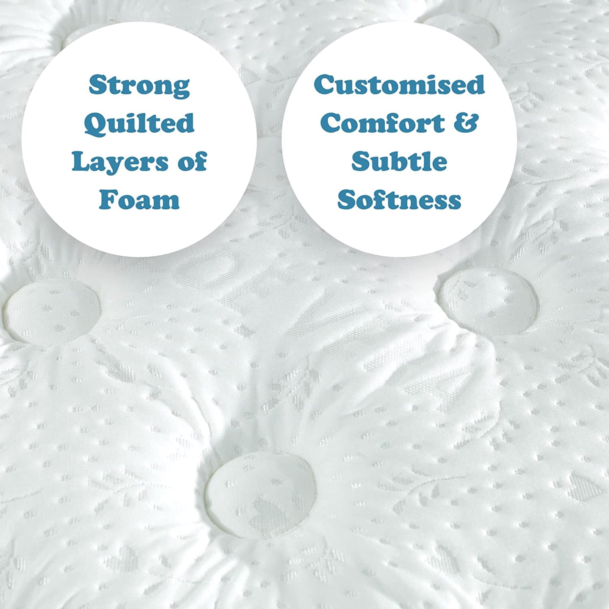 Full Size 9 Inch Excellence Medium Tight Top Hybrid Aloe Vera Foam Encased Pocket Coil Mattress White Green Foam Spring Full