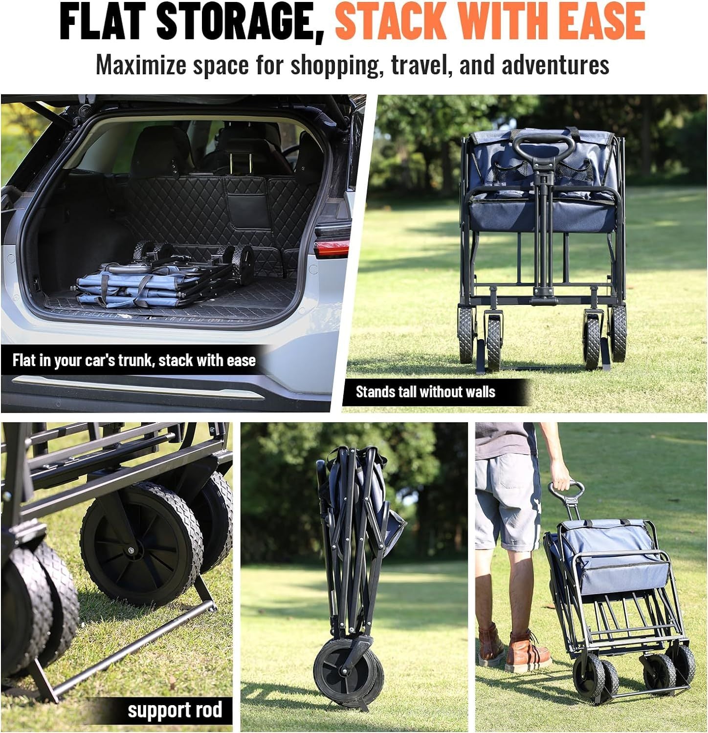 Dark Navy Blue Black Silver Metal