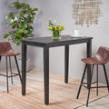 Bar Table Grey Acacia Wood