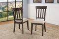 Napa 7 Piece Dining Set Dark Brown Dark Brown Wood