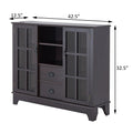 Espresso 2 Door Server With 2 Drawers - Espresso