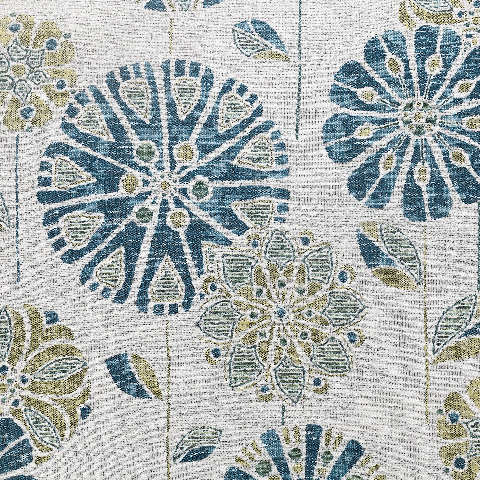 Flora Blue Floral Accent Chair Blue Foam Engineered Wood