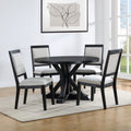 Molly Side Chair Set Of 2 Black Black Wood