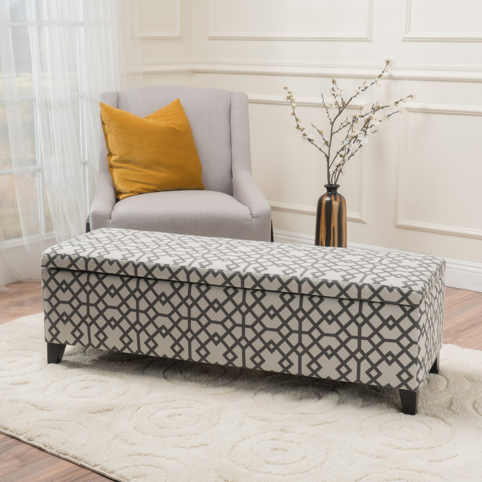 Ottoman Grey Fabric