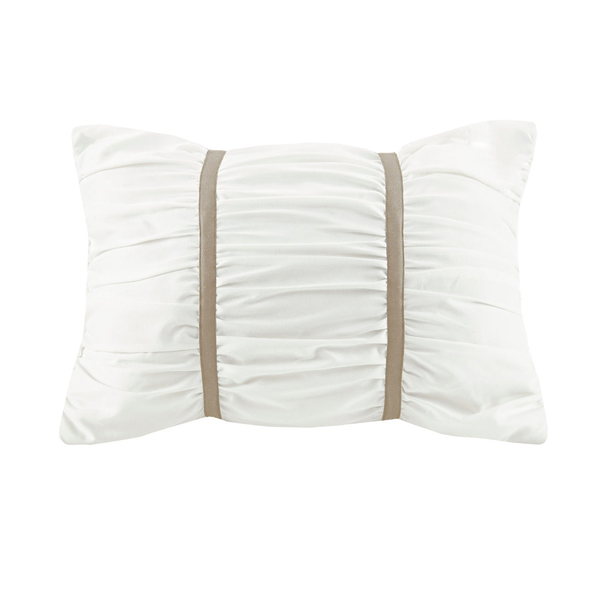 7 Piece Printed Seersucker Comforter Set With Throw Blanket Taupe Blush Full Queen Multicolor Polyester