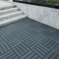 Plastic Interlocking Deck Tiles,44 Pack Patio Deck Tiles,12