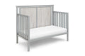 Connelly 4 In 1 Convertible Crib Gray Rockport Gray Grey Wood