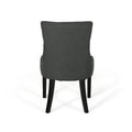 Cheney Dining Chair Kd Mp2 Set Of 2 Dark Gray Fabric