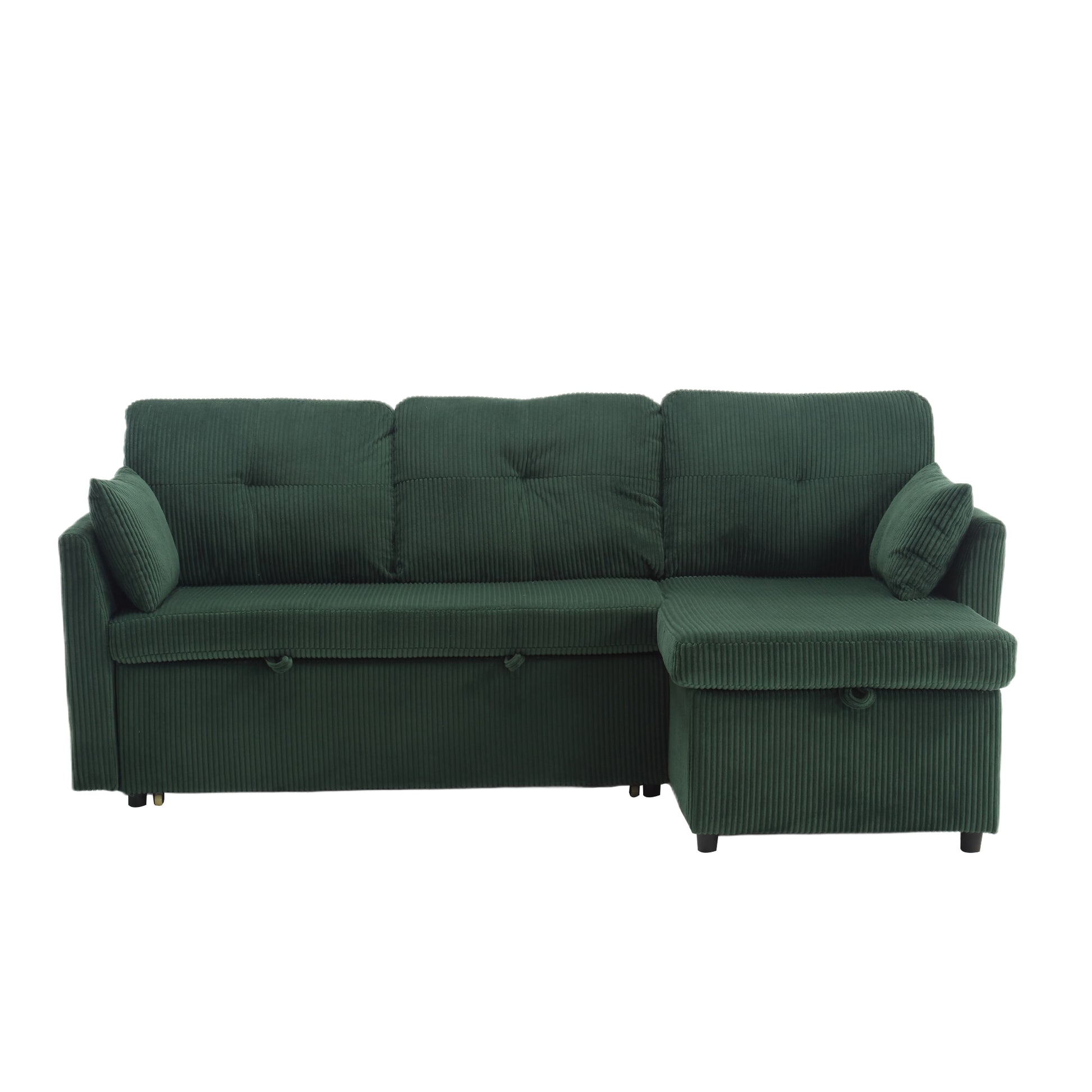United We Win Furniture, Modular L Shaped Sofa, Modular Long Sofa With Reversible Chaise Lounge, Sofa Bed, Sleeper Sofa, Modular Sofa Combination With Storage Seats. Emerald Velvet 4 Seat