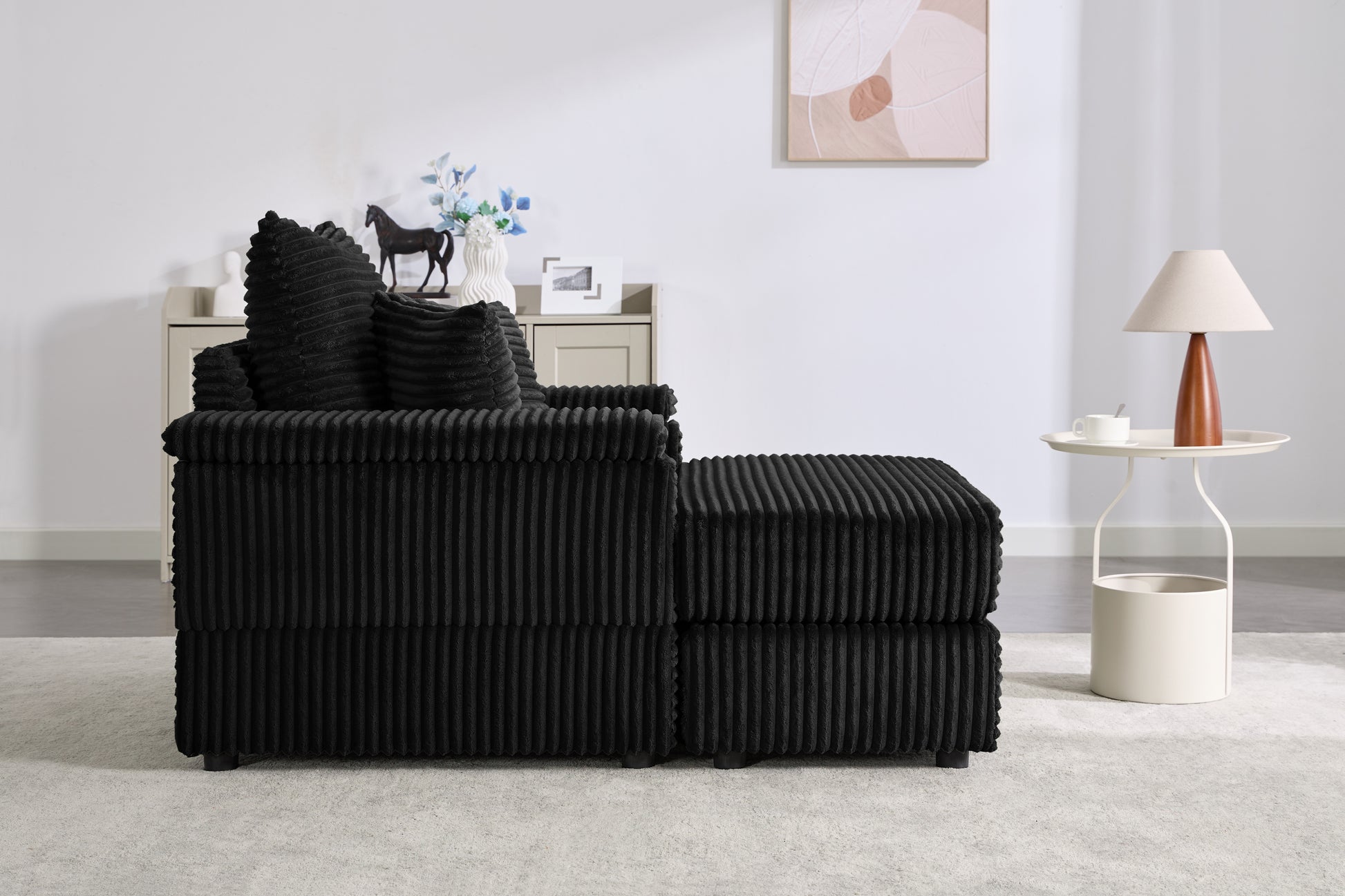 Seat Black Black Plywood 1 Seat