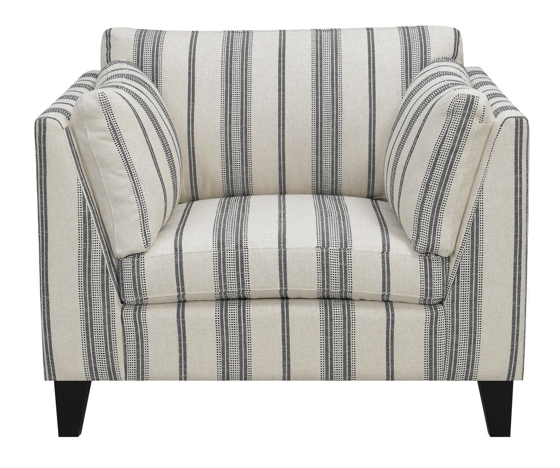 Doyle Gray Accent Chair Gray Foam Engineered Wood