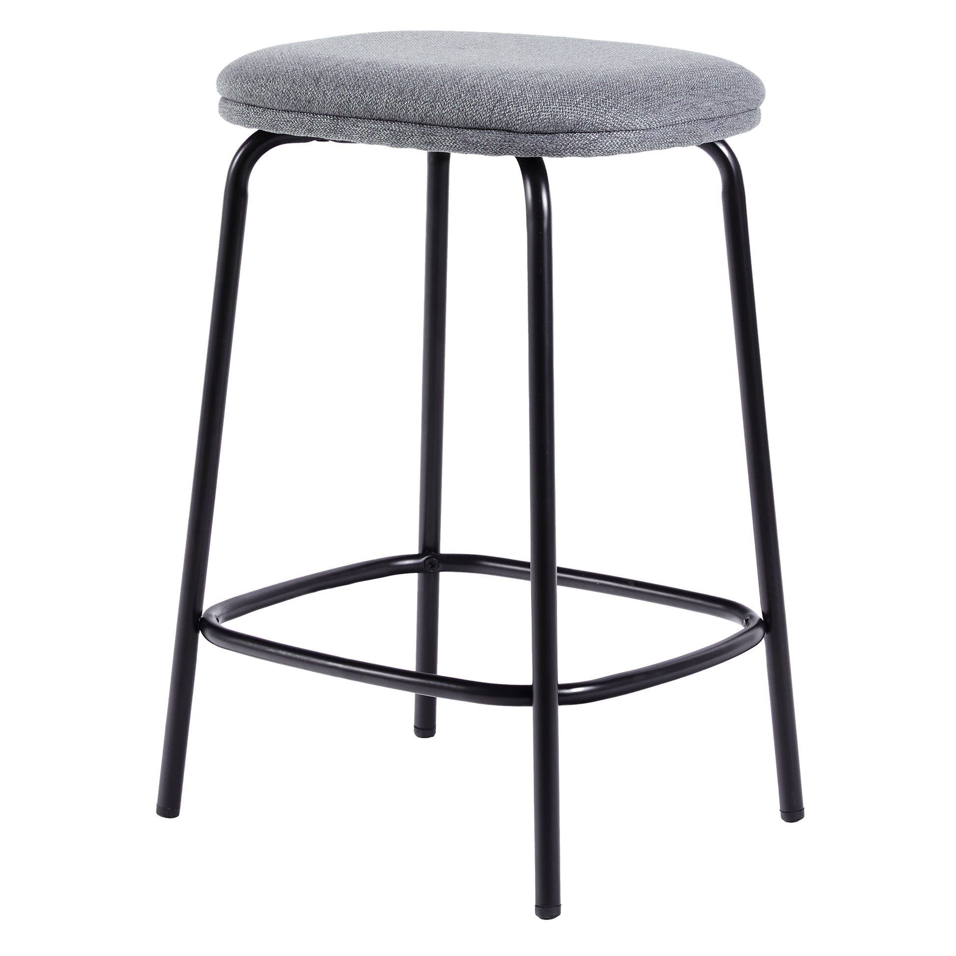 Modern Simple Counter Stool With Upholstered