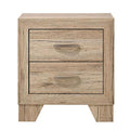 Natural 2 Drawer Nightstand Natural 2 Drawers Bedroom Rectangle Rustic Drawers Natural Wood Paper