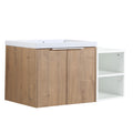 36 Inch Soft Close Doors Bathroom Vanity With Sink, A Small Storage Shelves, 24