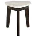 Francis White Marble Top End Table White White Marble