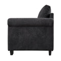 U Shaped Sectional Couch Convertible Sectional Couch With Double Chaise 6 Seat Sectional Sofa For Living Room Dark Gray Dining Room Fabric 6 Seat