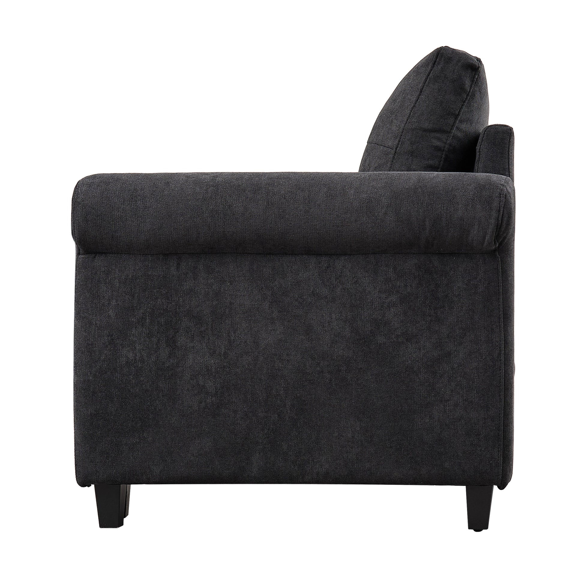 U Shaped Sectional Couch Convertible Sectional Couch With Double Chaise 6 Seat Sectional Sofa For Living Room Dark Gray Dining Room Fabric 6 Seat