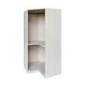 Polygon Corner Wardrobe, Natural Natural Particle Board