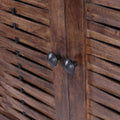 Punjab Buffet 2 Door - Rustic Brown Wood