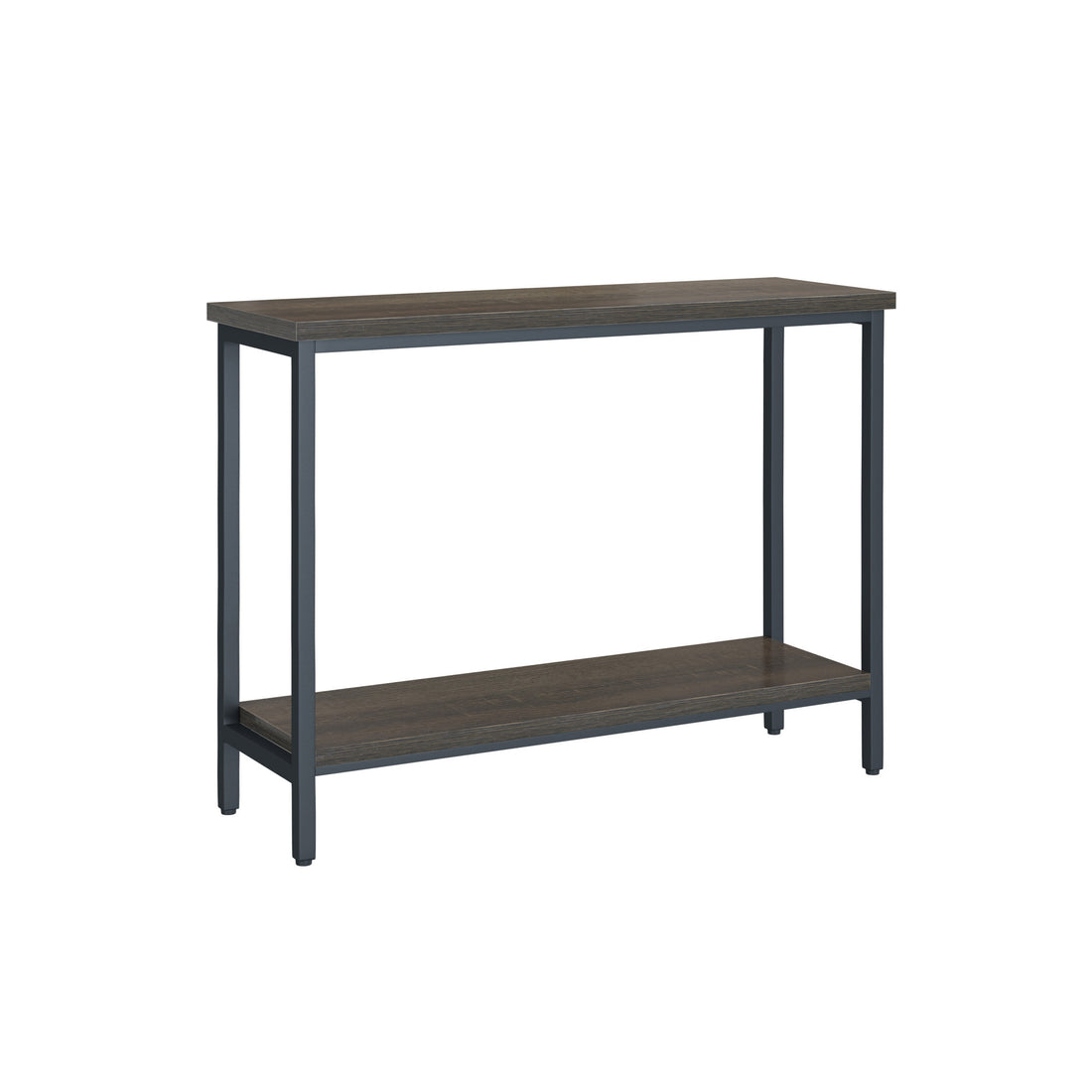 Harpe Brown Sofa Table Brown Solid Wood