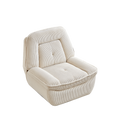 Video 360 Degree Corduroy Swivel Upholstered Manual Recliner Chair,Theater Recliner Sofa,Nursery Glider Rocker For Living Room Beige Corduroy