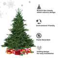 8Ft Christmas Tree Simulate Nature Advanced Materials Premium Hinged Spruce Artificial Douglas Firs Tree, Christmas Holiday Party Atmosphere Decoration Year Celebration Pe Pvc Xmas Tree Green