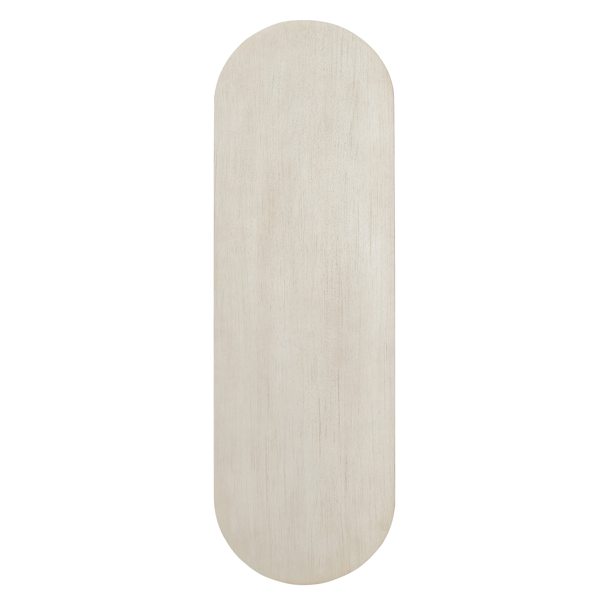 Elegant Minimalist Console Table With Rounded Edges And Sturdy Shelf Design For Entryway, Living Room Gray Wash Gray Wash Solid Wood Mdf