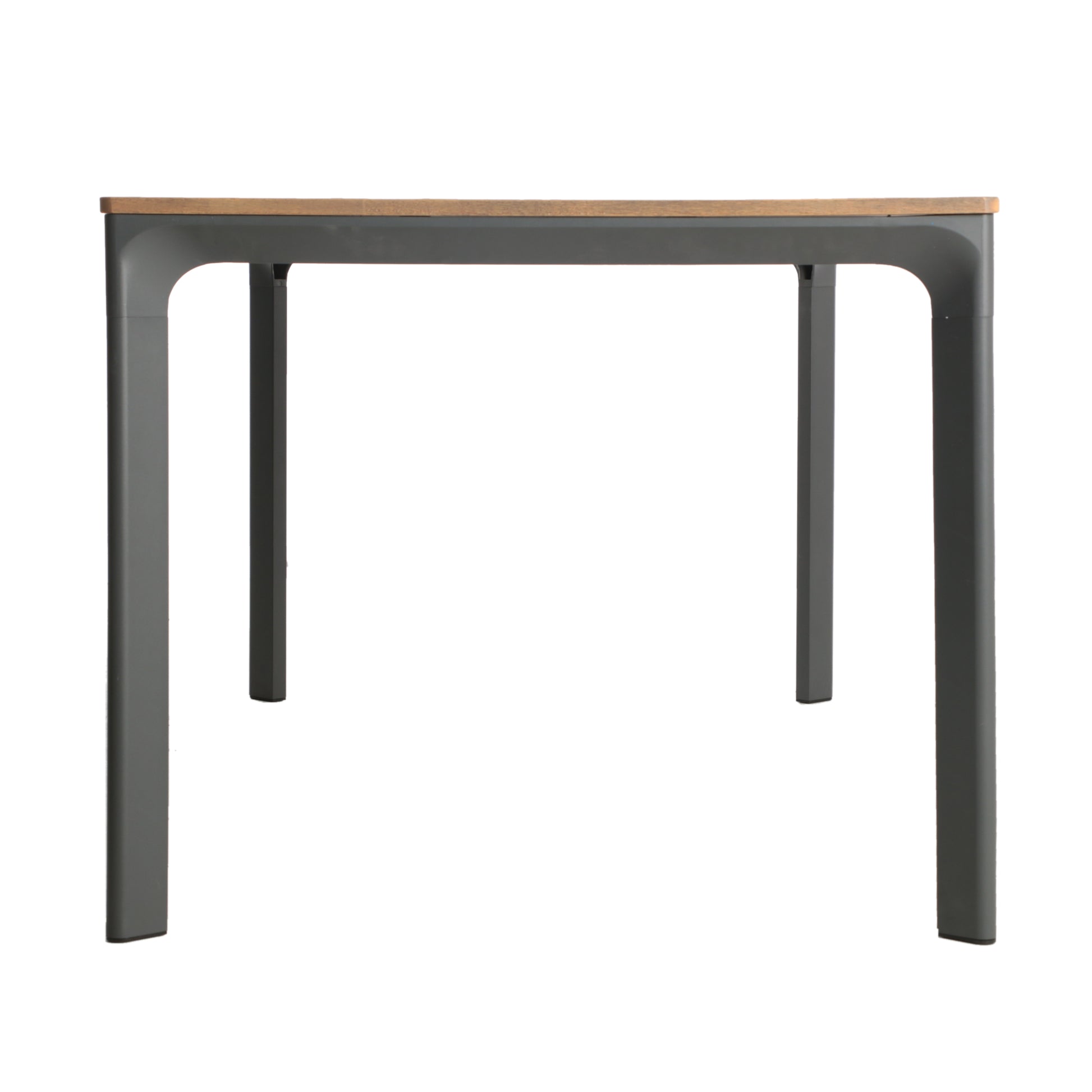 Westcott Dining Table With Wood Top Grey Wood