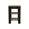 Cala Kitchen Island 23 With 3 Tier Shelf And